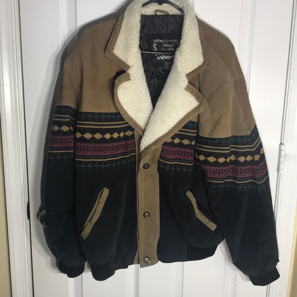 Casual Outfitters genuine suede leather coat